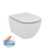 Ideal Standard TESI - AquaBlade Rimless Toilet Bowl + Ultra-thin Softclose Seat (T354601) -Bathroom Supplies Store 39021486 1