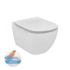 Ideal Standard TESI - AquaBlade Rimless Toilet Bowl + Ultra-thin Softclose Seat (T354601)