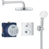 Grohe Tempesta 210 Shower Set With Concealed Thermostat, Chrome (34729000) -Bathroom Supplies Store 39021495 1