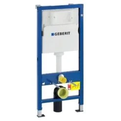 Geberit Toilet Set Duofix UP100 Support Frame + Serel SM Softclose Seat And SM10 Bowl + White Plate (39186GEB1) -Bathroom Supplies Store 39021539 3