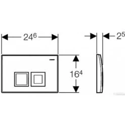 Geberit Toilet Set Solid UP100 + Serel SM10 Bowl + Softclose Seat + Chrome Flush Plate (39186GEB2) 11 Geberit Toilet Set Solid UP100 + Serel SM10 Bowl + Softclose Seat + Chrome Flush Plate (39186GEB2) -Bathroom Supplies Store 39021540 5