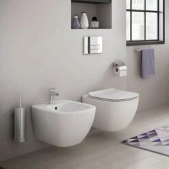 Grohe Toilet Set Rapid SL GROHE + Toilet Bowl Ideal Standard Tesi Aquablade + Flush Plate Grohe Skate Chrome (GROHEAQUA-SET) 10 Grohe Toilet Set Rapid SL GROHE + Toilet Bowl Ideal Standard Tesi Aquablade + Flush Plate Grohe Skate Chrome (GROHEAQUA-SET) -Bathroom Supplies Store 39484411 4