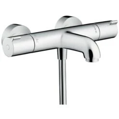 Hansgrohe Pack Ecostat 1001 CL Thermostatic Bath/shower Mixer + Crometta Vario Shower Set (13201000-CROMETTA) 9 Hansgrohe Pack Ecostat 1001 CL Thermostatic Bath/shower Mixer + Crometta Vario Shower Set (13201000-CROMETTA) -Bathroom Supplies Store 39948783 3