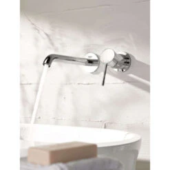 Grohe Essence Single Lever Basin Mixer 2 Holes Size M Chrome (19408001-set) -Bathroom Supplies Store 40460201 5