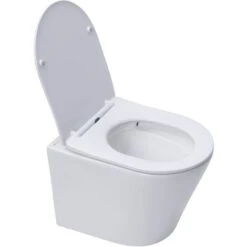 Swiss Aqua Technologies Infinitiorimless Wall-hung Toilet With Invisible Fixings + Softclose Seat (Infinitiorimless) 8 Swiss Aqua Technologies Infinitiorimless Wall-hung Toilet With Invisible Fixings + Softclose Seat (Infinitiorimless) -Bathroom Supplies Store 41375423 2