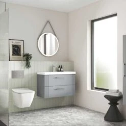 Nuie Ava Wall Hung Toilet Pan 480mm Projection - Slim Sandwich Soft Close Seat -Bathroom Supplies Store 41943936 4