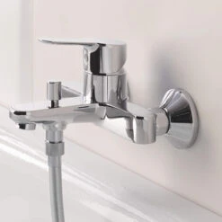 Grohe Single Lever Bath/ Shower Mixer 1/2'' , Chrome (MitigeurBD1) -Bathroom Supplies Store 42430241 2