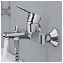 Grohe Single Lever Bath/ Shower Mixer 1/2'' , Chrome (MitigeurBD1) -Bathroom Supplies Store 42430241 3