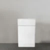Back To Wall Bathroom Toilet Unit Concealed Cistern Furniture 500mm Gloss White -Bathroom Supplies Store 43231555 1