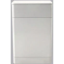 Back To Wall Bathroom Toilet Unit Concealed Cistern Furniture 500mm Gloss White -Bathroom Supplies Store 43231555 3