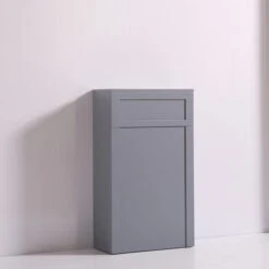 Bathroom Concealed Cistern Furniture Back To Wall Toilet Unit Matte Grey
