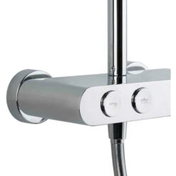 Swiss Aqua Technologies Shower Column With Mechanical Mixer, White/Chrome (SATSSPKP) -Bathroom Supplies Store 47010535 4