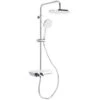Swiss Aqua Technologies Shower Column With Thermostatic Mixer And XXL Shower Head 255mm, Chrome (SATSSTPBCH) 1 Swiss Aqua Technologies Shower Column With Thermostatic Mixer And XXL Shower Head 255mm, Chrome (SATSSTPBCH) -Bathroom Supplies Store 47153273 1