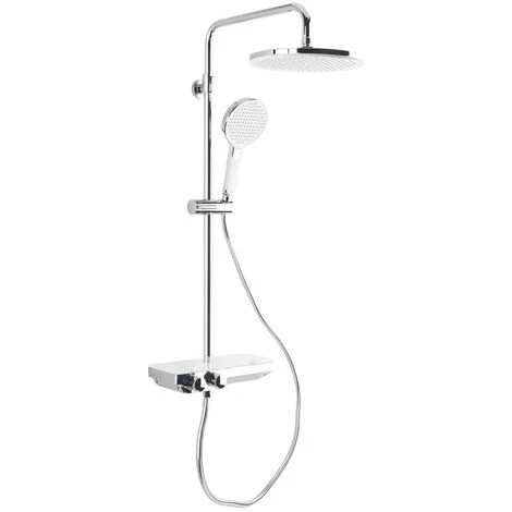 Swiss Aqua Technologies Shower Column With Thermostatic Mixer And XXL Shower Head 255mm, Chrome (SATSSTPBCH) 3 Swiss Aqua Technologies Shower Column With Thermostatic Mixer And XXL Shower Head 255mm, Chrome (SATSSTPBCH)