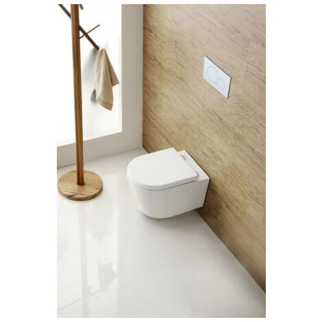 Grohe Rapid SL Toilet Set + SATrimless Toilet Bowl, Concealed Fixings + Chrome Skate Plate (RapidSL-SATrimless) 4 Grohe Rapid SL Toilet Set + SATrimless Toilet Bowl, Concealed Fixings + Chrome Skate Plate (RapidSL-SATrimless) - Image 2