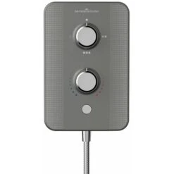 Gainsborough Slim Duo 8.5kW Electric Shower Grey 3 Spray Head Handset Bathroom 11 Gainsborough Slim Duo 8.5kW Electric Shower Grey 3 Spray Head Handset Bathroom -Bathroom Supplies Store 49805799 5