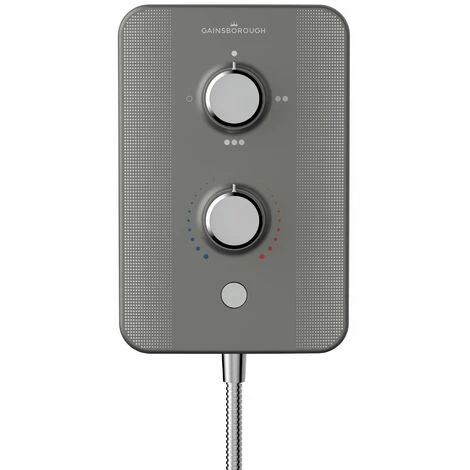 Gainsborough Slim Duo 8.5kW Electric Shower Grey 3 Spray Head Handset Bathroom 7 Gainsborough Slim Duo 8.5kW Electric Shower Grey 3 Spray Head Handset Bathroom - Image 5