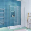 ELEGANT Walk In Shower Door 700mm Main Shower Screen With 300mm Flipper Shower Screen +700mm Side Panel 1 ELEGANT Walk In Shower Door 700mm Main Shower Screen With 300mm Flipper Shower Screen +700mm Side Panel -Bathroom Supplies Store 50316937 1