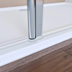 ELEGANT 800mm Frameless Walk In Shower Door Screen With 300mm Flipper Panel 6mm Tempered Glass Shower Enclosure -Bathroom Supplies Store 52074144 5