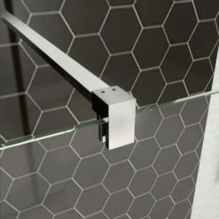 ELEGANT Frameless 760mm Walk In Shower Enclosure 6mm Tempered Glass Shower Door Screen Wet Room -Bathroom Supplies Store 52074148 5