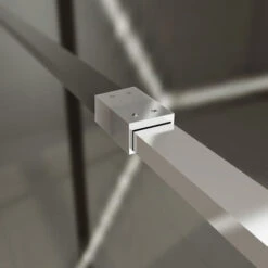 ELEGANT 1000mm Tempered Glass Walk In Shower Enclosure With 300mm Flipper Shower Door Screen Wet Room -Bathroom Supplies Store 52074150 5