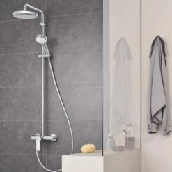 Grohe Tempesta Cosmopolitan System 210 Shower System With Single Lever For Wall Mounting, Chrome (26224001) 8 Grohe Tempesta Cosmopolitan System 210 Shower System With Single Lever For Wall Mounting, Chrome (26224001) -Bathroom Supplies Store 54553694 3