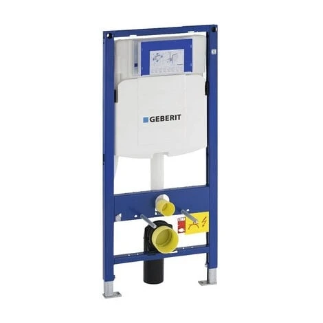 Geberit Toilet Set Frame With SAT Rimless Bowl And Invisible Fixings + Softclose Seat + Black Chrome Flush Plate (GebSatrimless-D) 6 Geberit Toilet Set Frame With SAT Rimless Bowl And Invisible Fixings + Softclose Seat + Black Chrome Flush Plate (GebSatrimless-D) - Image 4