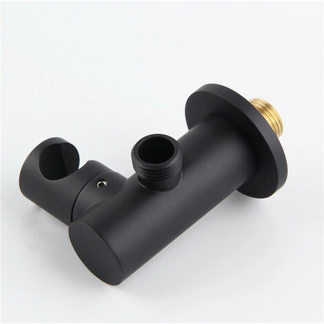Matte Black Shower Holder Shower Head Holder Wall Mount Brass Handheld Shower Holder Shower Head Holder 5 5 Matte Black Shower Holder Shower Head Holder Wall Mount Brass Handheld Shower Holder Shower Head Holder 5 - Image 3