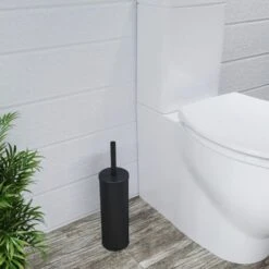 Croydex Toilet Brush & Holder Matt Black -Bathroom Supplies Store 54819357 5