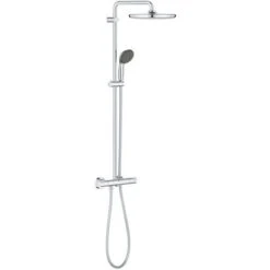 Grohe Vitalio Start Shower System With Thermostat For Wall Mounting, Chrome (26816000)