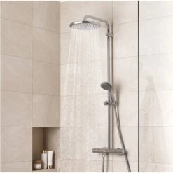 Grohe Vitalio Start Shower System With Thermostat For Wall Mounting, Chrome (26816000) -Bathroom Supplies Store 54857038 4