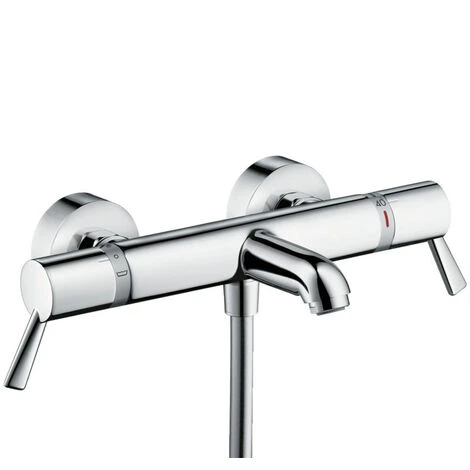 Hansgrohe Ecostat Thermostatic Bath Mixer Comfort Care For Exposed Installation With Extra Long Handles, Chrome (13115000) 3 Hansgrohe Ecostat Thermostatic Bath Mixer Comfort Care For Exposed Installation With Extra Long Handles, Chrome (13115000)