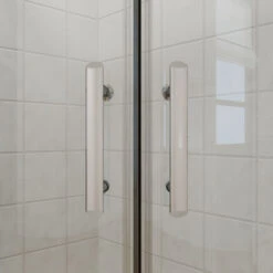 ELEGANT 800x800mm Quadrant Wet Room Shower Door With 800x800mm Shower Tray And Waste Trap 6mm Nano Easy Clean Glass Shower Enclosure -Bathroom Supplies Store 55298394 3
