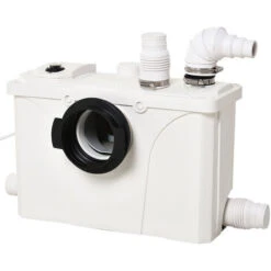 HOMCOM Sewage Pump 600W Dirty Waste Water Marine Toilet W/Cistern Disposal