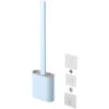 MUFF Toilet Brush & Holders，Silicone Toilet Brush，Deep Cleaner Toilet Brushes & Holders Blue -Bathroom Supplies Store 55623705 1