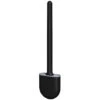 MUFF Toilet Brush And Stand Set, Wall Mounted, Silicone Toilet Brush, Drip Resistant With Base (Black) 2 MUFF Toilet Brush And Stand Set, Wall Mounted, Silicone Toilet Brush, Drip Resistant With Base (Black) -Bathroom Supplies Store 55854676 1