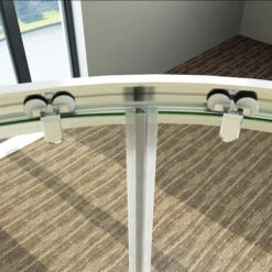 ELEGANT 800x800mm Walk In Sliding Door Quadrant Shower Enclosure Corner Cubicle -Bathroom Supplies Store 55931638 4