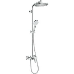 Hansgrohe Crometta S Showerpipe 240 1jet With Manual Shower Mixer (27269000)