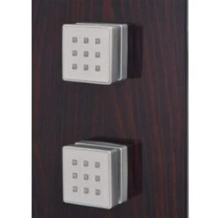 Shower Panel System Glass Brown VidaXL 11 Shower Panel System Glass Brown VidaXL -Bathroom Supplies Store 5757013 5