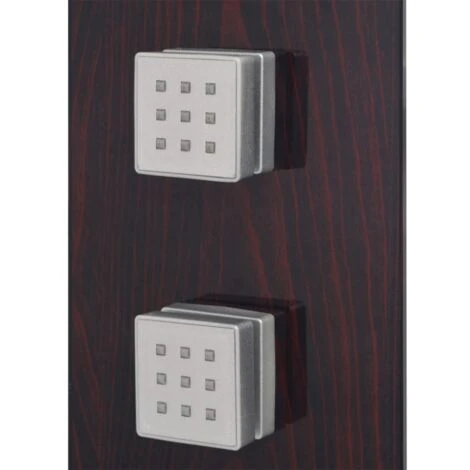 Shower Panel System Glass Brown VidaXL 7 Shower Panel System Glass Brown VidaXL - Image 5