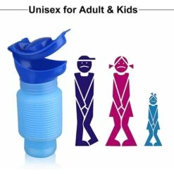 2 Pieces Portable Emergency Urinal Male And Female Retractable Urinals Adult Urine Bottle -Bathroom Supplies Store 58417694 3