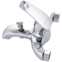 Bathtub Faucet Zinc Alloy, Chrome, Hot-Cold Water, Low Spout, Single-lever [QLI-FA-9703] (QLI-FA-9703) -Bathroom Supplies Store 58514608 4