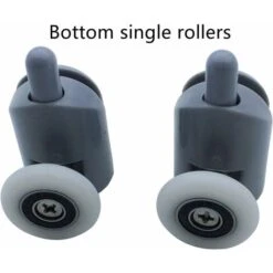 4pcs Shower Door Rollers, Shower Glass Rollers Shower Single Wheel Runner Pulleys, 25mm Wheels For Shower Enclosure, Shower Room, Shower Screen Parts Replacement 9 4pcs Shower Door Rollers, Shower Glass Rollers Shower Single Wheel Runner Pulleys, 25mm Wheels For Shower Enclosure, Shower Room, Shower Screen Parts Replacement -Bathroom Supplies Store 58675285 3