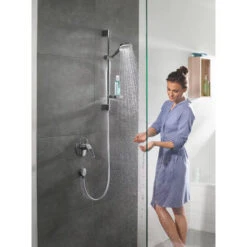 Hansgrohe Ecostat Universal Set Thermostatic Bath/shower Mixer + Crometta Vario Shower Set With Soap Dish (13123000-Crometta2) -Bathroom Supplies Store 58818277 4