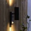 Biard Up Down Outdoor Garden Security Wall Light IP44 With PIR Motion Sensor -Bathroom Supplies Store 59386758 1