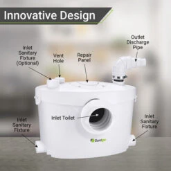 Silent Macerator Sanigo Waste Water Pump With Removable Control Panel 400W 10 Silent Macerator Sanigo Waste Water Pump With Removable Control Panel 400W -Bathroom Supplies Store 59856778 4