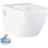 Grohe Euro Ceramic Wall Hung WC, Alpine White (39538000)