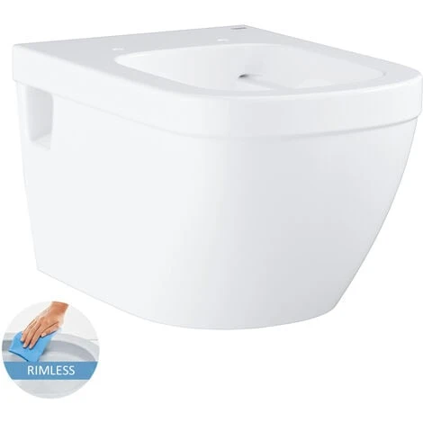Grohe Euro Ceramic Wall Hung WC, Alpine White (39538000) 3 Grohe Euro Ceramic Wall Hung WC, Alpine White (39538000)