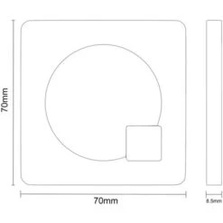 Wholesale Domestic Concealed Cistern With Front Access And Modern Chrome Square Dual Flush Push Button -Bathroom Supplies Store 61734629 3