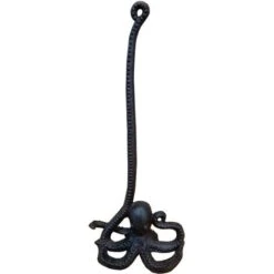 Octopus Loo Roll Holder In Cast Iron